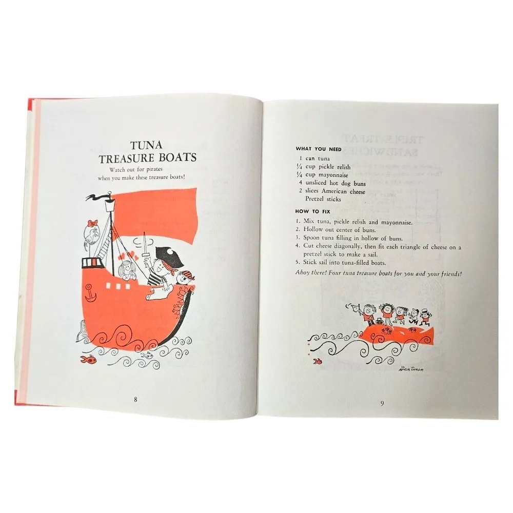 Vtg 1975 Young Childrens Mix and Fix Cook Book Parents Magazine Over 55 Recipes
